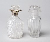 CRYSTAL DECANTERSTwo crystal d