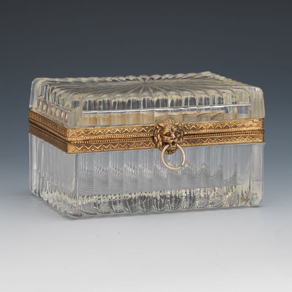 CRYSTAL DRESSER BOX 3 ?"H x 5 ?"W x