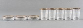 CRYSTAL GLASS SET SHOT GLASSES