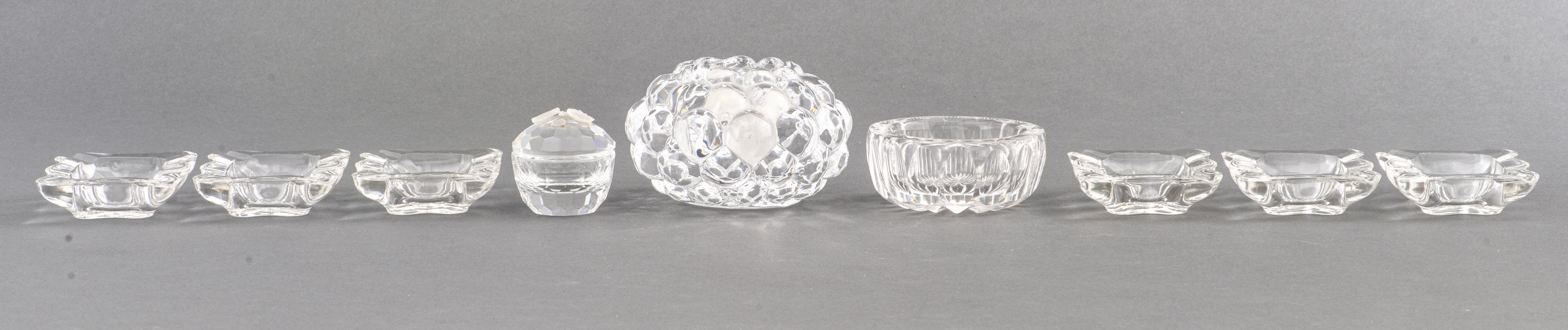 CRYSTAL GLASS VIDE POCHES, CANDLE