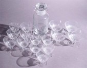 CRYSTAL MARTINI PITCHER AND FI