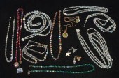 crystal necklaces    1960s