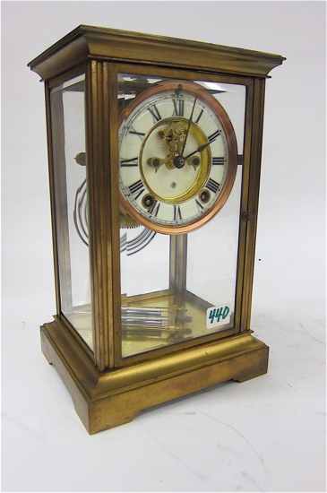 CRYSTAL REGULATOR MANTEL CLOCK