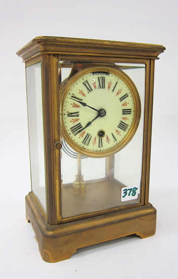CRYSTAL REGULATOR MANTEL CLOCK