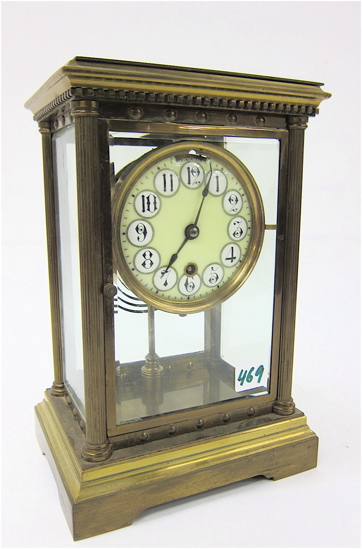CRYSTAL REGULATOR MANTEL CLOCK