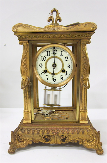 CRYSTAL REGULATOR MANTEL CLOCK