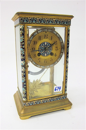 CRYSTAL REGULATOR MANTEL CLOCK