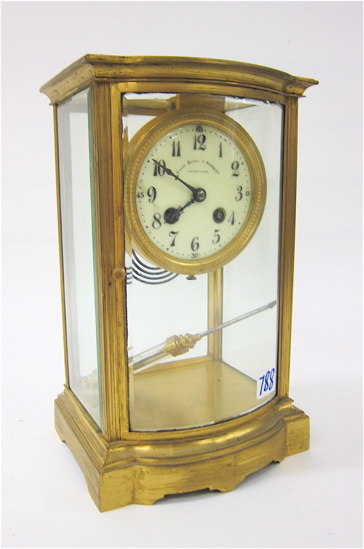 CRYSTAL REGULATOR MANTEL CLOCK