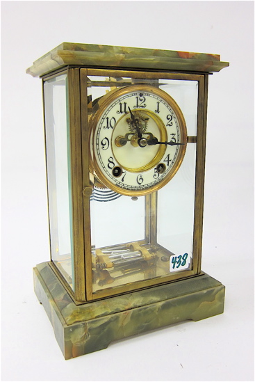 CRYSTAL REGULATOR MANTEL CLOCK