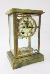CRYSTAL REGULATOR MANTEL CLOCK