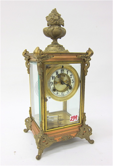 CRYSTAL REGULATOR MANTEL CLOCK