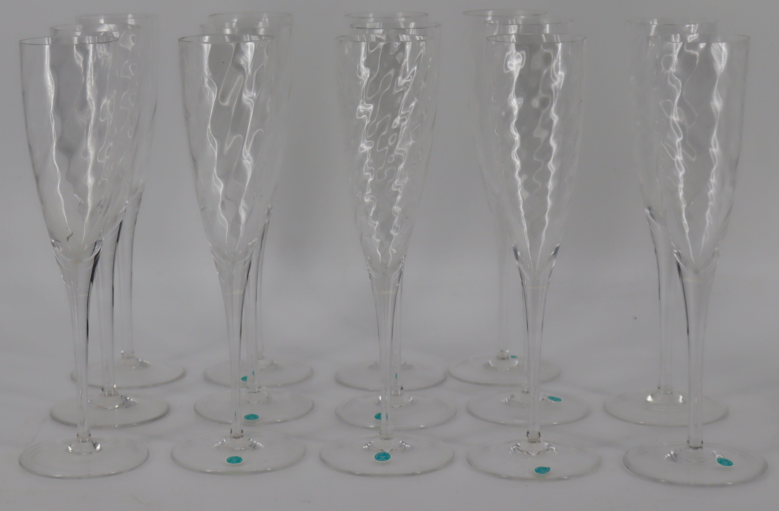 CRYSTAL. SET OF 14 TIFFANY & CO