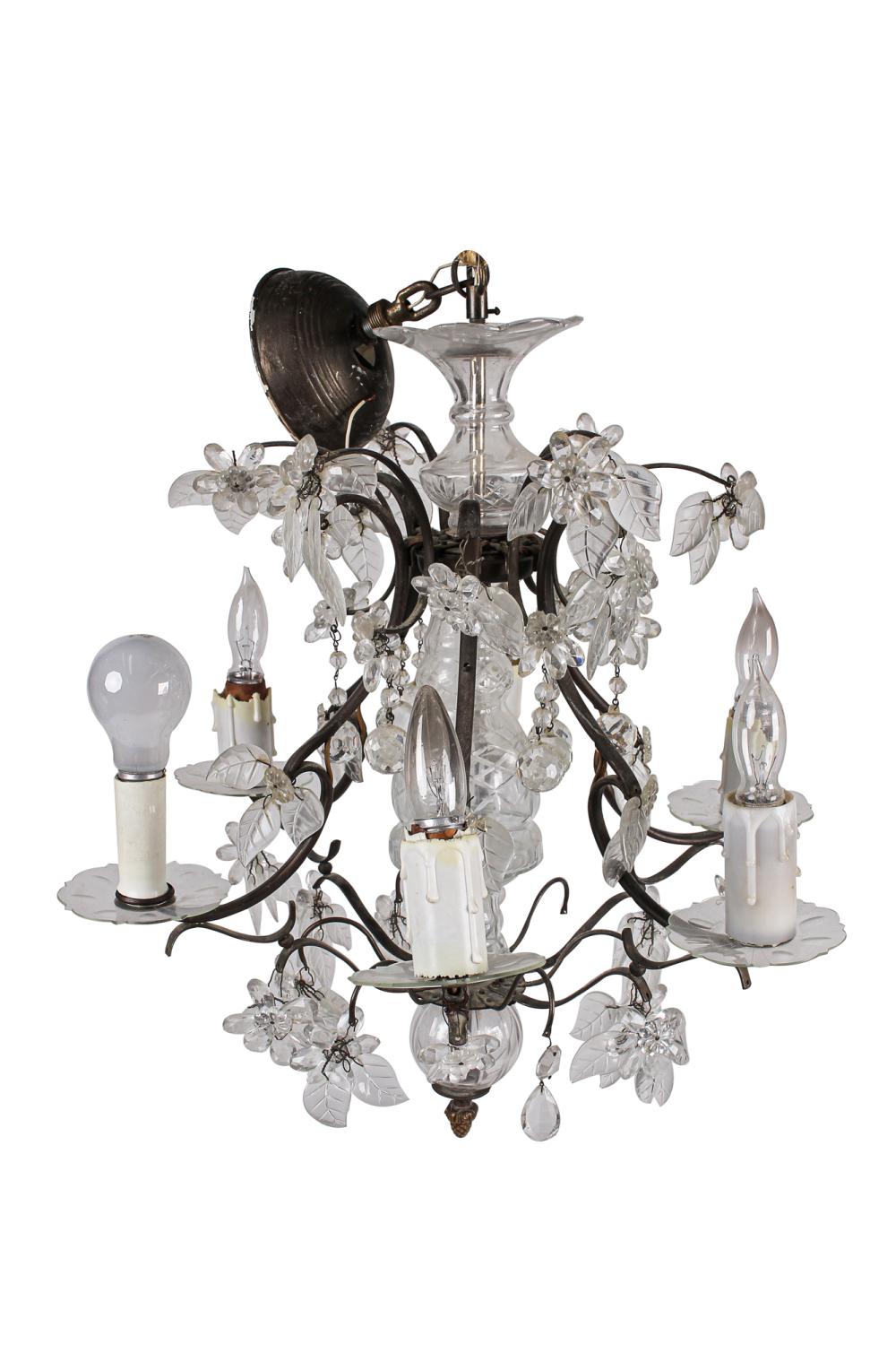 CRYSTAL SIX-LIGHT FIXTURE20 1/2