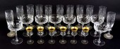 CRYSTAL STEMWARE GROUPING25 pi