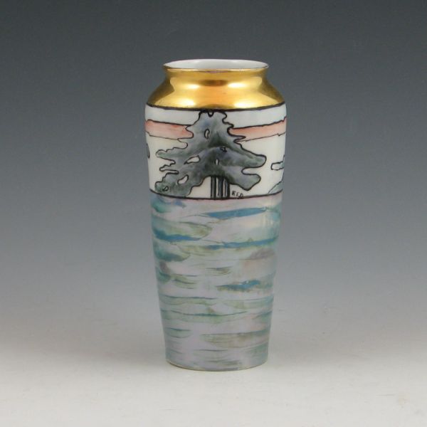 C.T. Altwasser vase with scenic