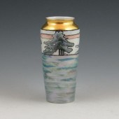 C.T. Altwasser vase with sceni