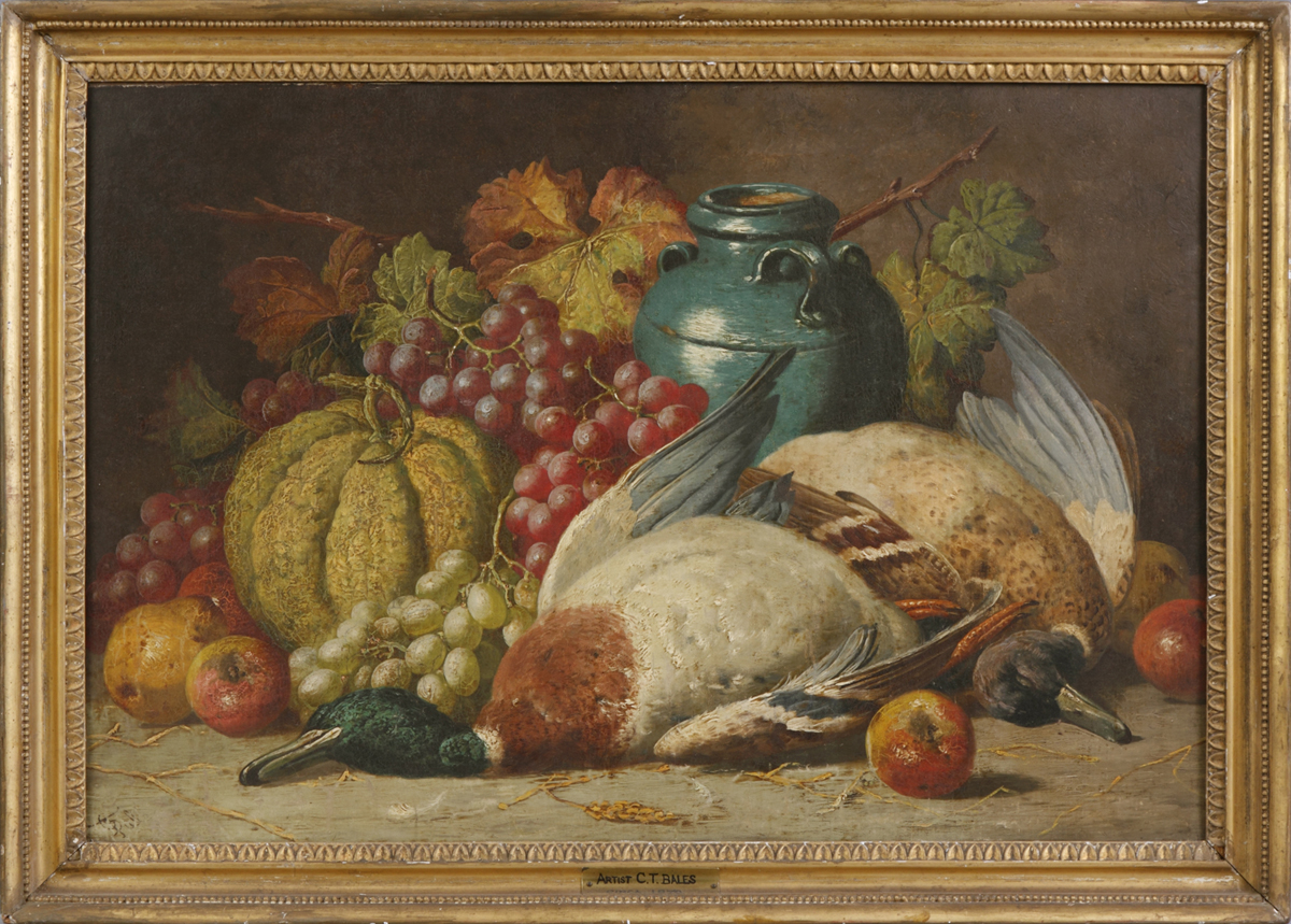 C.T. Bales Still life of ducks &