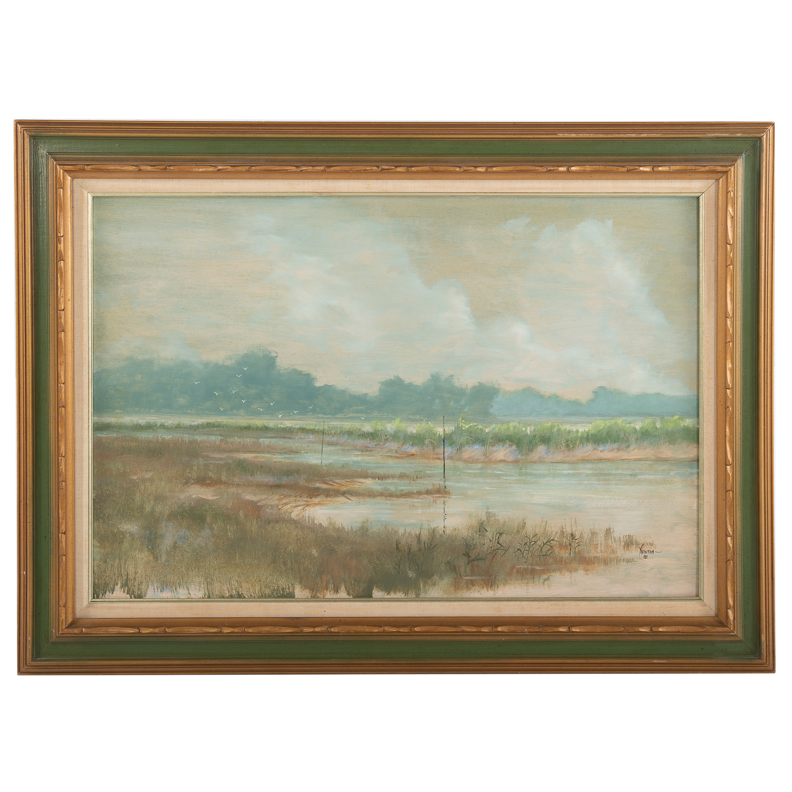 C.T. NEWTON. "RIVER NEAR THE