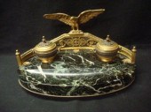 Cuban Gilt Bronze & Marble Vei