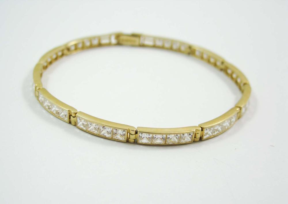 CUBIC ZIRCONIA AND FOURTEEN KARAT