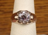 CUBIC ZIRCONIA AND FOURTEEN KA