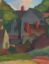 CUBIST PAINTING SIGNED DERAIN