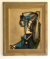 CUBIST PORTRAIT OF A WOMAN<br>