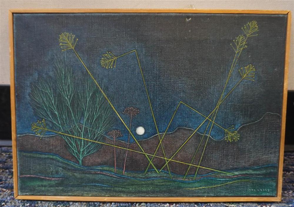 CUBIST REALISM LANDSCAPE WITH