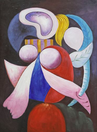 CUBIST-STYLE PAINTING AFTER PABLO