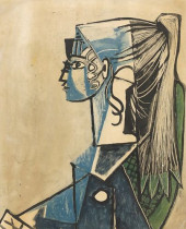 CUBIST-STYLE PRINT AFTER PABLO