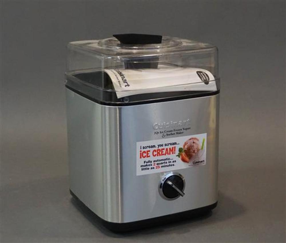 CUISINART ICE CREAM MAKER, MODEL