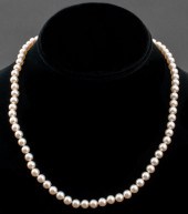 CULTURED AKOYA PEARL NECKLACE