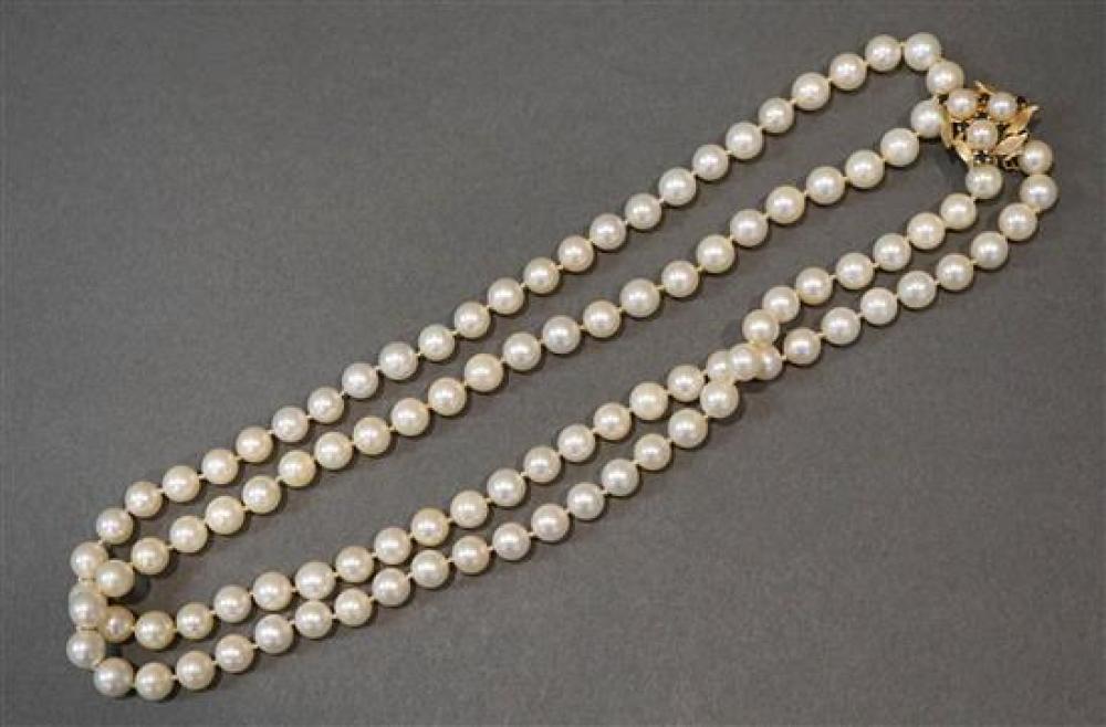 CULTURED PEARL NECKLACE WITH