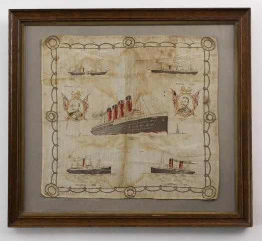 CUNARD STEAMSHIPS HANDKERCHIEFA