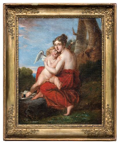 CUPID AND PSYCHE, MID 19TH