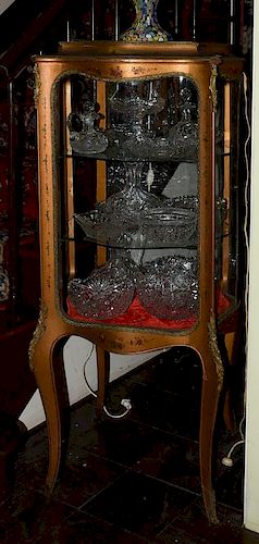 CURIO CABINET19th C. gilt curio