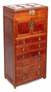 CURIO CHEST 20TH CENTURY HEIGH