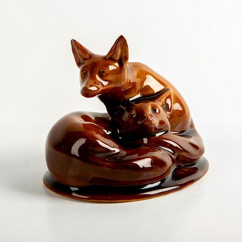 CURLED FOXES - ROYAL DOULTON