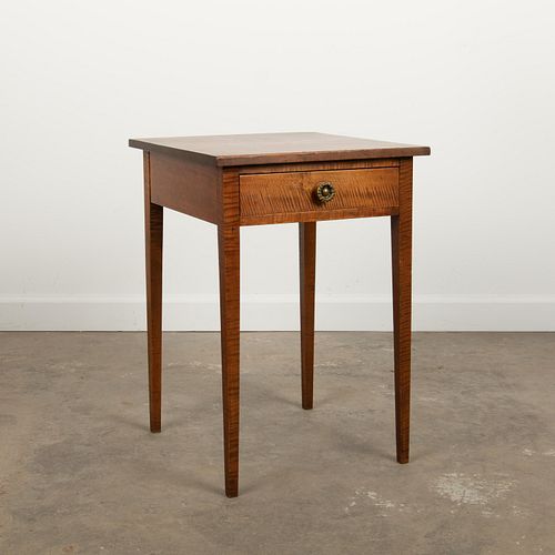 CURLY CHERRY STAND, 19TH C.A square