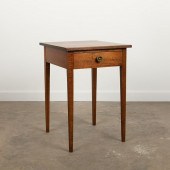CURLY CHERRY STAND, 19TH C.A s