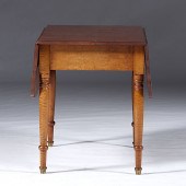 Curly Maple Drop Leaf Table Am