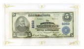 CURRENCY: $5 NATIONAL CURRENCY