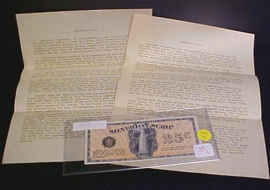 CURRENCY: ca. 1933 Silverton 