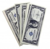 †CURRENCY: LOT OF 100 SERIES 1