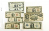 CURRENCY: LOT OF NINE US BANKN