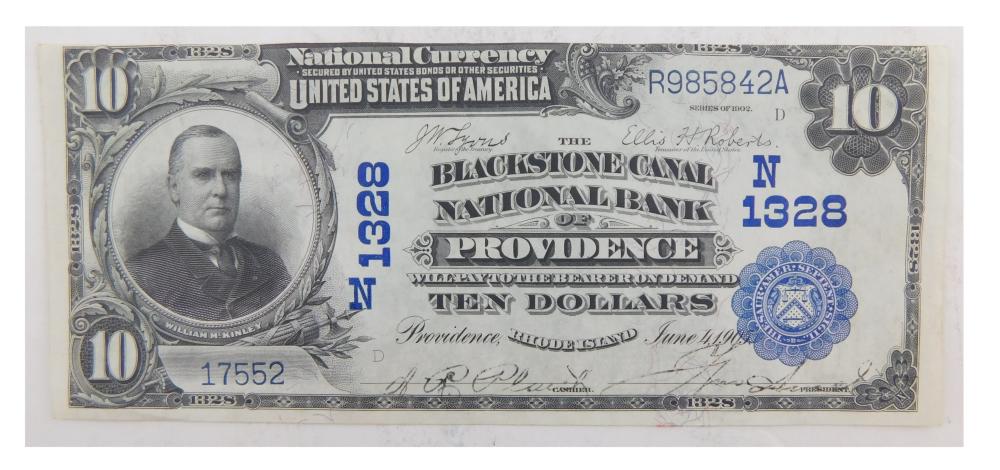CURRENCY: SERIES 1902 $10