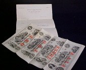 CURRENCY: Uncut Sheet of Four