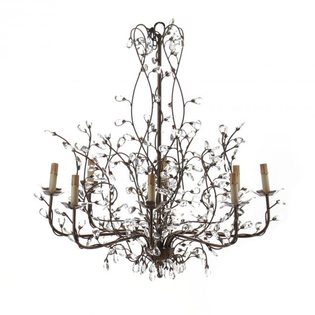 CURREY & CO., EIGHT LIGHT CRYSTAL