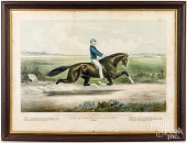 CURRIER &AMP; IVES HORSE AND R