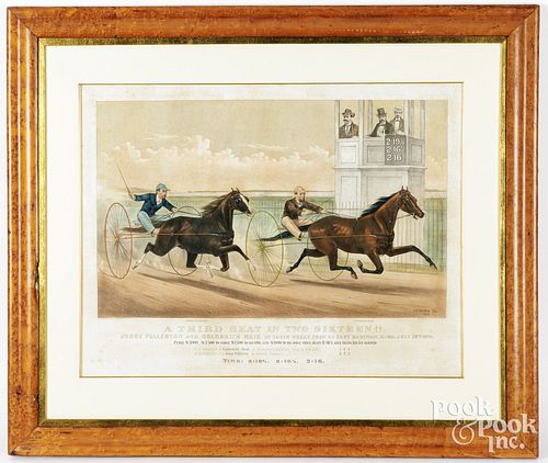 CURRIER &AMP; IVES HORSE AND
